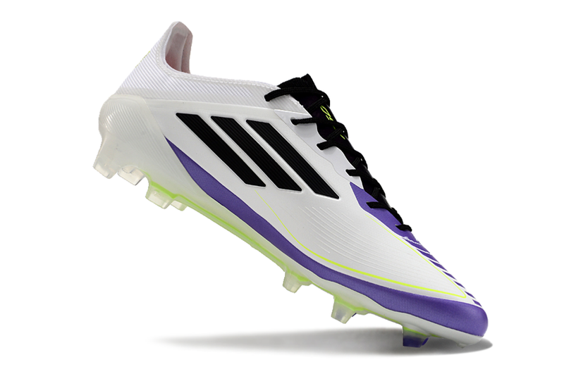 BOTA DE FUTBOL ADIDAS F50 ELITE FG - BLANCO/AZUL - Messi