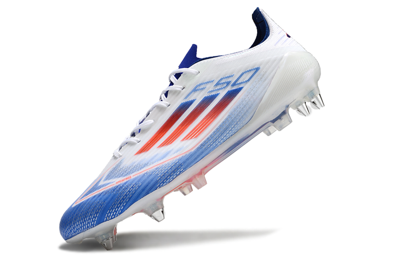BOTA DE FUTBOL ADIDAS F50 SG ELITE LL - BLANCO/AZUL